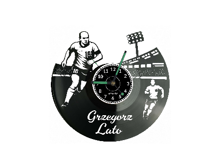 Grzegorz Lato Płyta Winylowa Zegar Ścienny Prezent Upominek Urodziny Dla Niej Dla Niego EVEVO evevo.pl Z0118