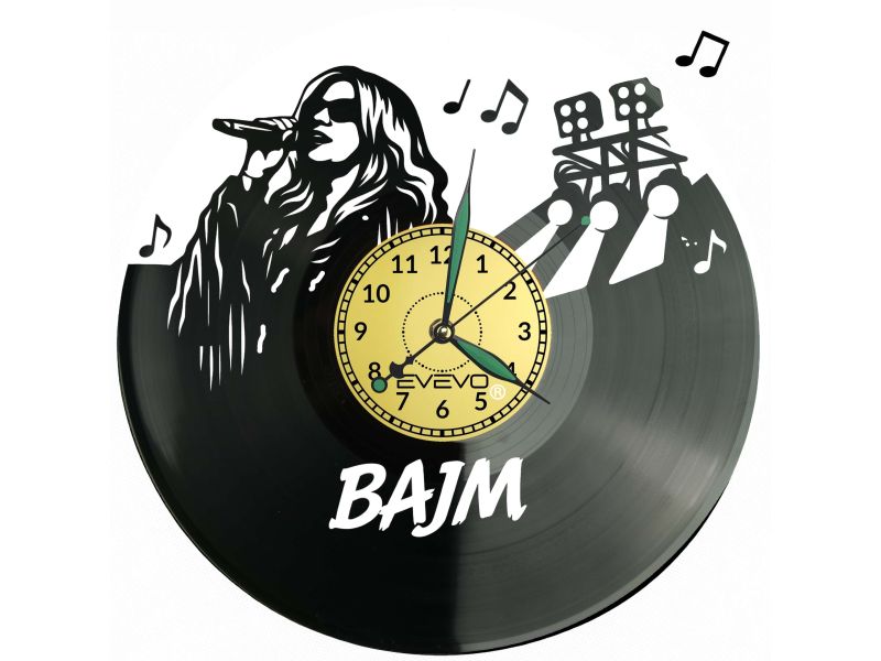 Bajm Płyta Winylowa Zegar Ścienny Prezent Upominek Urodziny Dla Niej Dla Niego EVEVO evevo.pl Z0120