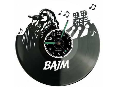 Bajm Płyta Winylowa Zegar Ścienny Prezent Upominek Urodziny Dla Niej Dla Niego EVEVO evevo.pl Z0120