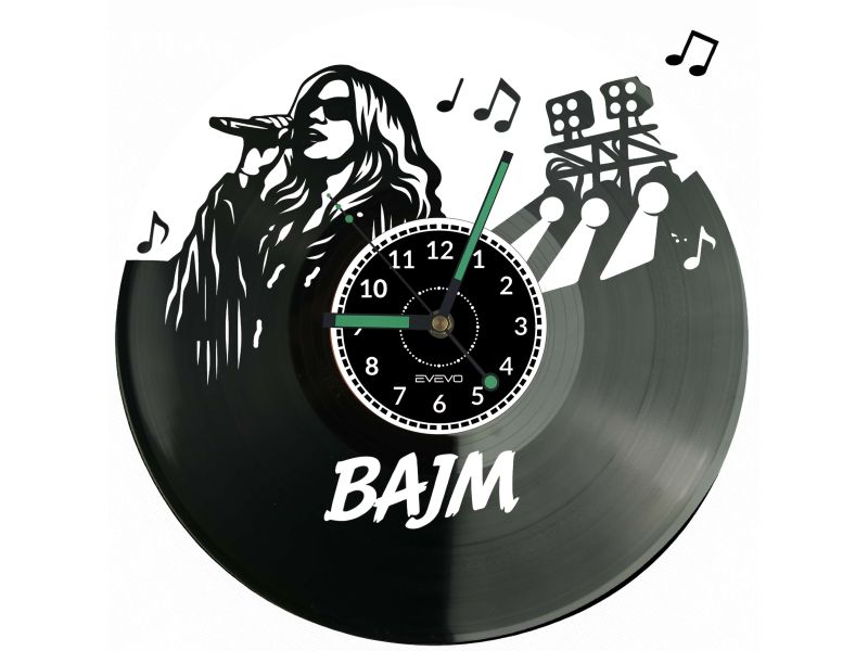 Bajm Płyta Winylowa Zegar Ścienny Prezent Upominek Urodziny Dla Niej Dla Niego EVEVO evevo.pl Z0120