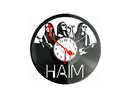 HAIM Płyta Winylowa Zegar Ścienny Prezent Upominek Urodziny Dla Niej Dla Niego EVEVO evevo.pl Z0122