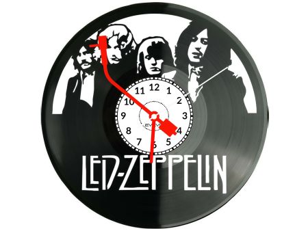 Led Zeppelin Płyta Winylowa Zegar Ścienny Prezent Upominek Urodziny Dla Niej Dla Niego EVEVO evevo.pl Z0124