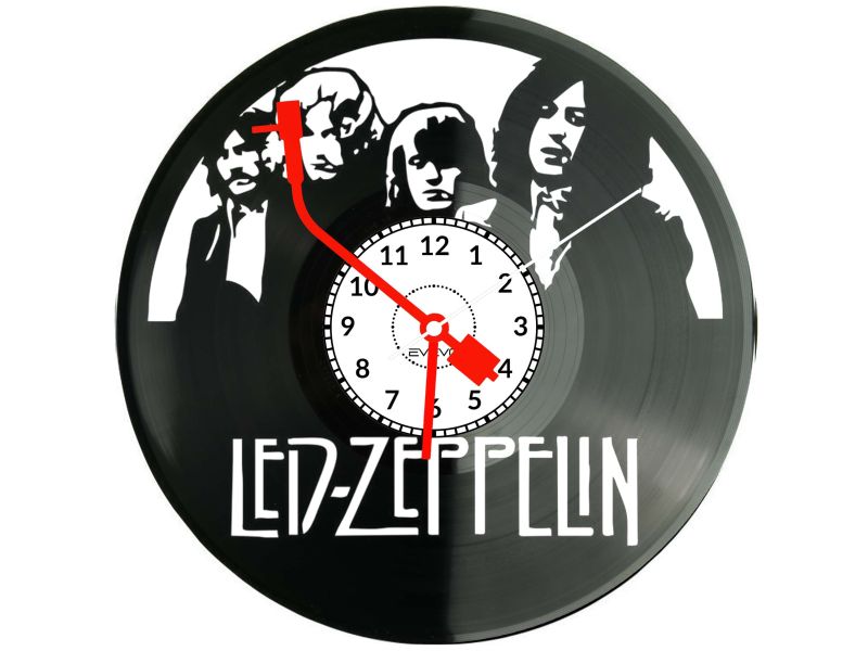 Led Zeppelin Płyta Winylowa Zegar Ścienny Prezent Upominek Urodziny Dla Niej Dla Niego EVEVO evevo.pl Z0124