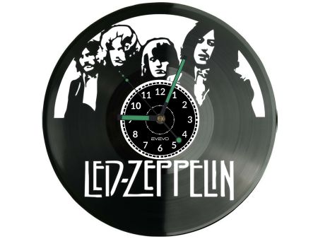 Led Zeppelin Płyta Winylowa Zegar Ścienny Prezent Upominek Urodziny Dla Niej Dla Niego EVEVO evevo.pl Z0124