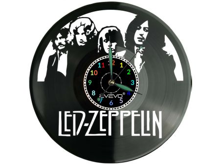 Led Zeppelin Płyta Winylowa Zegar Ścienny Prezent Upominek Urodziny Dla Niej Dla Niego EVEVO evevo.pl Z0124