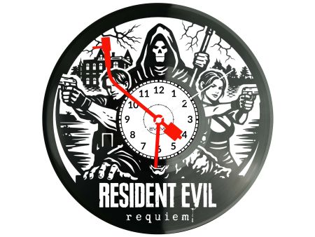 Resident Evil Requiem Płyta Winylowa Zegar Ścienny Prezent Upominek Urodziny Dla Niej Dla Niego EVEVO evevo.pl Z0126