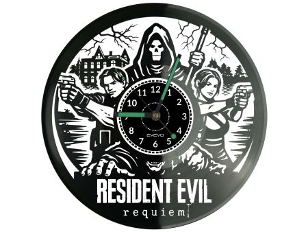 Resident Evil Requiem Płyta Winylowa Zegar Ścienny Prezent Upominek Urodziny Dla Niej Dla Niego EVEVO evevo.pl Z0126