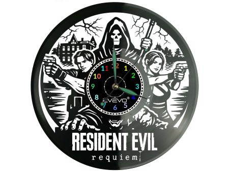 Resident Evil Requiem Płyta Winylowa Zegar Ścienny Prezent Upominek Urodziny Dla Niej Dla Niego EVEVO evevo.pl Z0126
