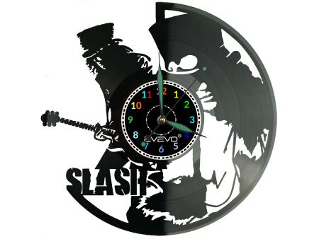 Slash Płyta Winylowa Zegar Ścienny Prezent Upominek Urodziny Dla Niej Dla Niego EVEVO evevo.pl Z0127