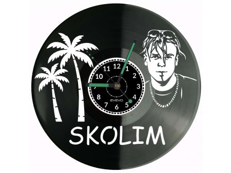 Skolim Płyta Winylowa Zegar Ścienny Prezent Upominek Urodziny Dla Niej Dla Niego EVEVO evevo.pl Z0129