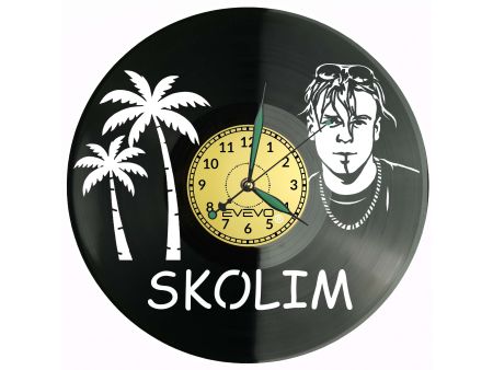 Skolim Płyta Winylowa Zegar Ścienny Prezent Upominek Urodziny Dla Niej Dla Niego EVEVO evevo.pl Z0129