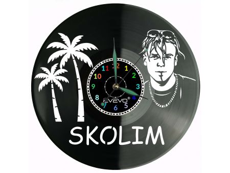 Skolim Płyta Winylowa Zegar Ścienny Prezent Upominek Urodziny Dla Niej Dla Niego EVEVO evevo.pl Z0129