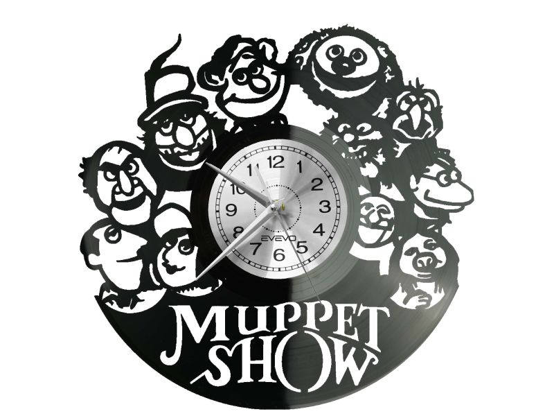 Muppet Show Płyta Winylowa Zegar Ścienny Prezent Upominek Urodziny Dla Niej Dla Niego EVEVO evevo.pl Z0133