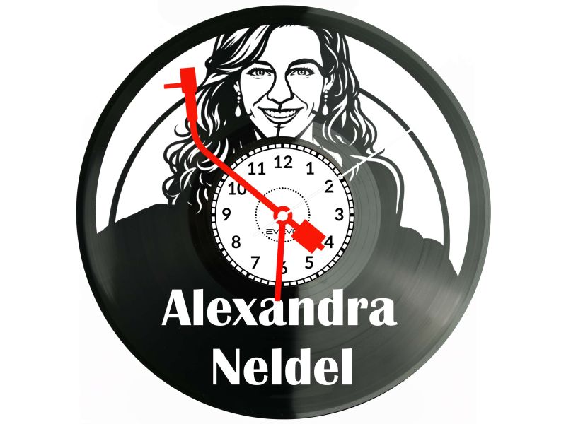 Alexandra Neldel Płyta Winylowa Zegar Ścienny Prezent Upominek Urodziny Dla Niej Dla Niego EVEVO evevo.pl Z0134