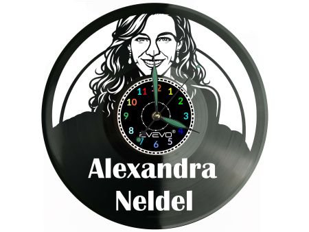 Alexandra Neldel Płyta Winylowa Zegar Ścienny Prezent Upominek Urodziny Dla Niej Dla Niego EVEVO evevo.pl Z0134