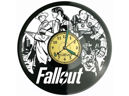 Fallout Serial Płyta Winylowa Zegar Ścienny Prezent Upominek Urodziny Dla Niej Dla Niego EVEVO evevo.pl Z0136