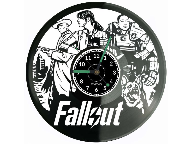 Fallout Serial Płyta Winylowa Zegar Ścienny Prezent Upominek Urodziny Dla Niej Dla Niego EVEVO evevo.pl Z0136