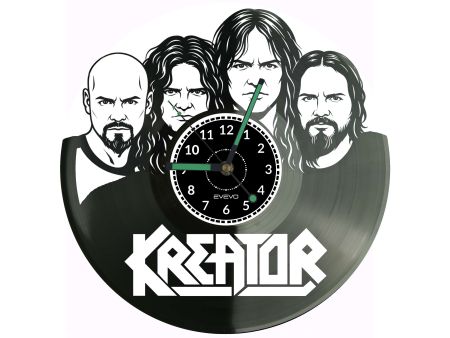 Kreotor Płyta Winylowa Zegar Ścienny Prezent Upominek Urodziny Dla Niej Dla Niego EVEVO evevo.pl Z0137