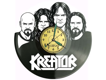 Kreotor Płyta Winylowa Zegar Ścienny Prezent Upominek Urodziny Dla Niej Dla Niego EVEVO evevo.pl Z0137