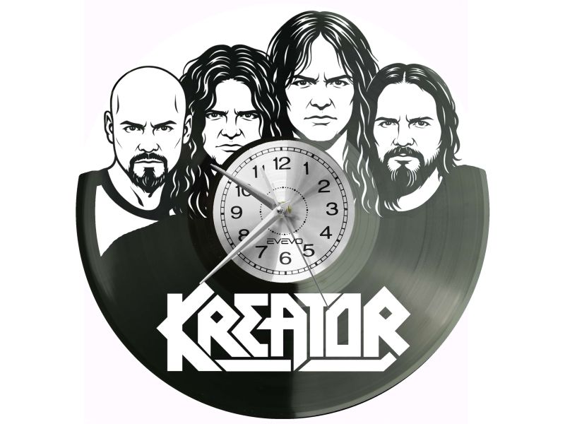 Kreotor Płyta Winylowa Zegar Ścienny Prezent Upominek Urodziny Dla Niej Dla Niego EVEVO evevo.pl Z0137
