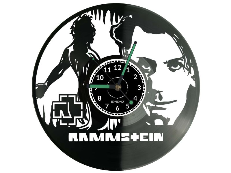 Rammstein Płyta Winylowa Zegar Ścienny Prezent Upominek Urodziny Dla Niej Dla Niego EVEVO evevo.pl Z0138