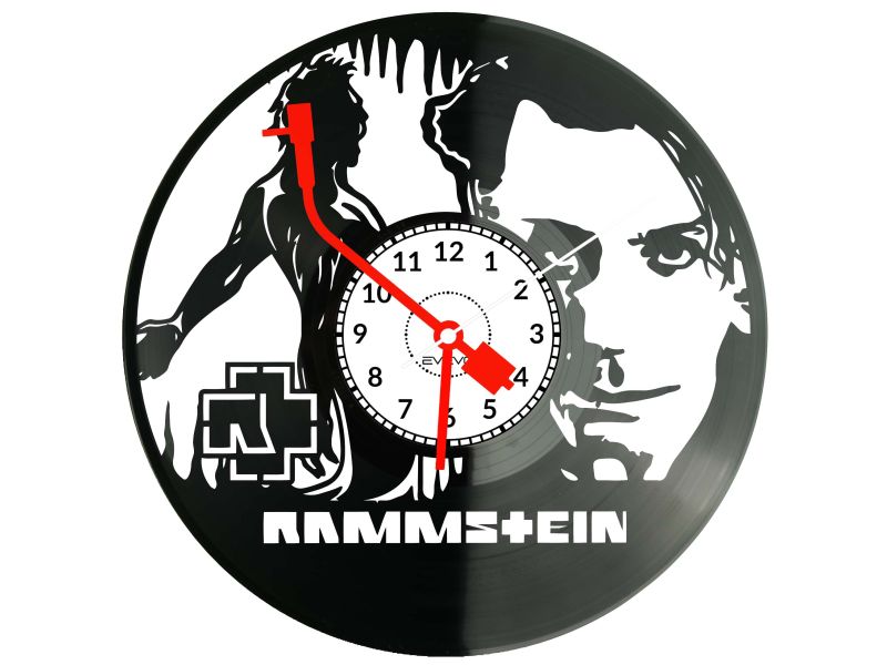 Rammstein Płyta Winylowa Zegar Ścienny Prezent Upominek Urodziny Dla Niej Dla Niego EVEVO evevo.pl Z0138