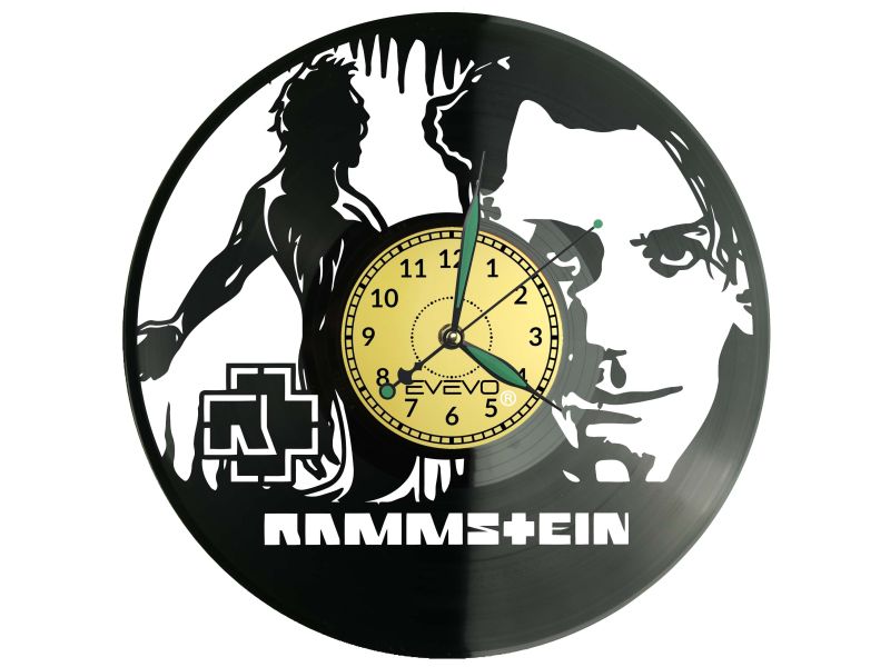 Rammstein Płyta Winylowa Zegar Ścienny Prezent Upominek Urodziny Dla Niej Dla Niego EVEVO evevo.pl Z0138