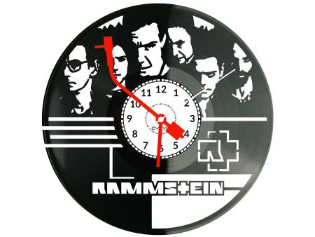 Rammstein Płyta Winylowa Zegar Ścienny Prezent Upominek Urodziny Dla Niej Dla Niego EVEVO evevo.pl Z0139