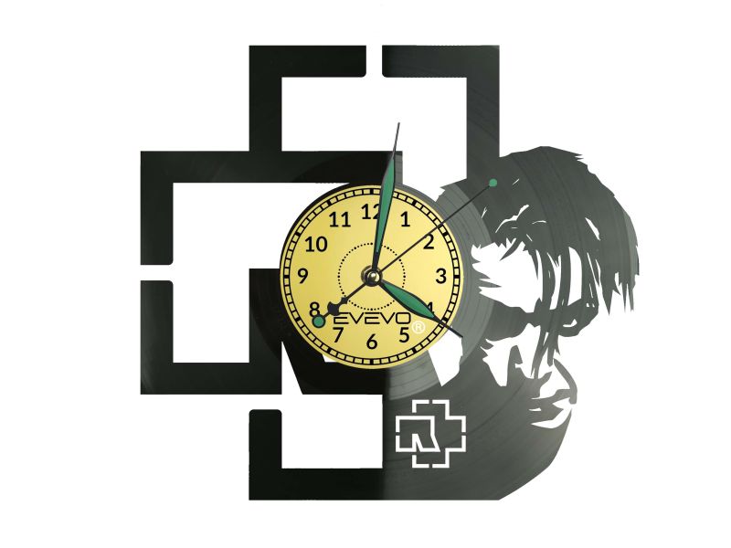 Rammstein Płyta Winylowa Zegar Ścienny Prezent Upominek Urodziny Dla Niej Dla Niego EVEVO evevo.pl Z0140