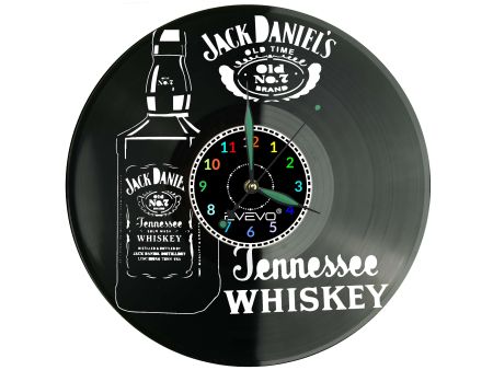 Jack Daniel's Płyta Winylowa Zegar Ścienny Prezent Upominek Urodziny Dla Niej Dla Niego EVEVO evevo.pl Z0141