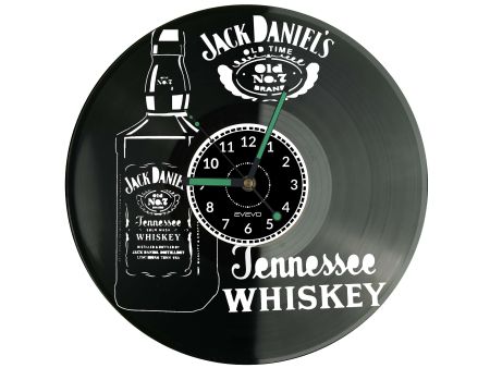 Jack Daniel's Płyta Winylowa Zegar Ścienny Prezent Upominek Urodziny Dla Niej Dla Niego EVEVO evevo.pl Z0141