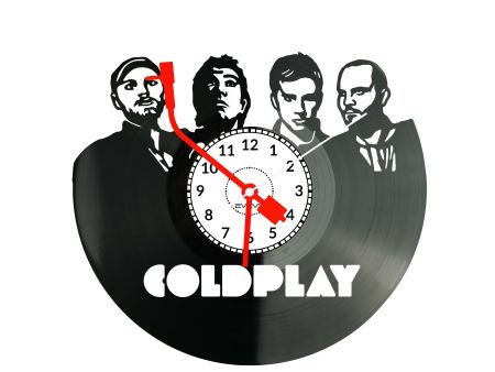 Coldplay Płyta Winylowa Zegar Ścienny Prezent Upominek Urodziny Dla Niej Dla Niego EVEVO evevo.pl Z0142