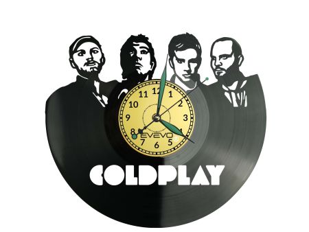 Coldplay Płyta Winylowa Zegar Ścienny Prezent Upominek Urodziny Dla Niej Dla Niego EVEVO evevo.pl Z0142