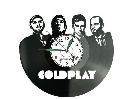 Coldplay Płyta Winylowa Zegar Ścienny Prezent Upominek Urodziny Dla Niej Dla Niego EVEVO evevo.pl Z0142