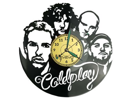Coldplay Płyta Winylowa Zegar Ścienny Prezent Upominek Urodziny Dla Niej Dla Niego EVEVO evevo.pl Z0143