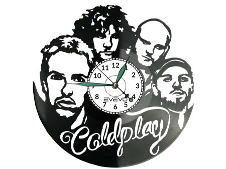 Coldplay Płyta Winylowa Zegar Ścienny Prezent Upominek Urodziny Dla Niej Dla Niego EVEVO evevo.pl Z0143