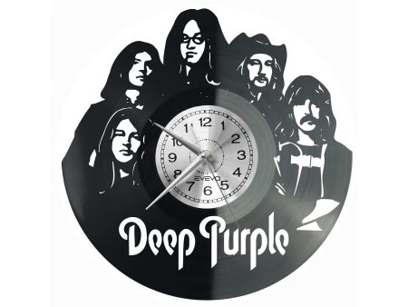 Deep Purple Płyta Winylowa Zegar Ścienny Prezent Upominek Urodziny Dla Niej Dla Niego EVEVO evevo.pl Z0144