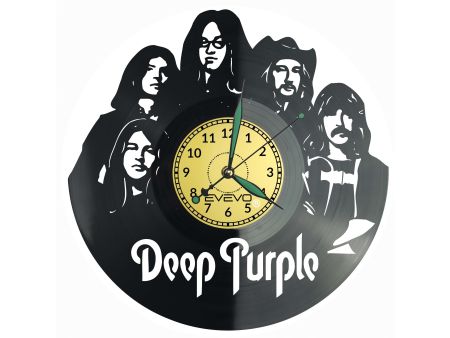 Deep Purple Płyta Winylowa Zegar Ścienny Prezent Upominek Urodziny Dla Niej Dla Niego EVEVO evevo.pl Z0144