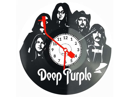 Deep Purple Płyta Winylowa Zegar Ścienny Prezent Upominek Urodziny Dla Niej Dla Niego EVEVO evevo.pl Z0144