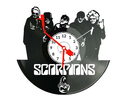 Scorpions Płyta Winylowa Zegar Ścienny Prezent Upominek Urodziny Dla Niej Dla Niego EVEVO evevo.pl Z0154