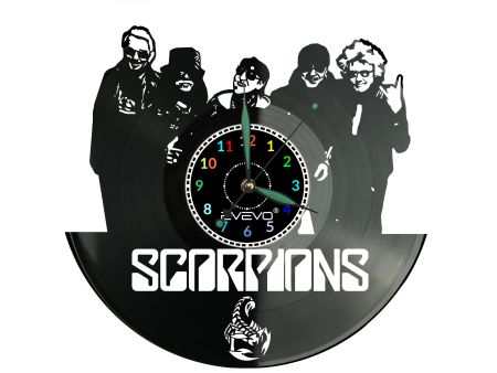 Scorpions Płyta Winylowa Zegar Ścienny Prezent Upominek Urodziny Dla Niej Dla Niego EVEVO evevo.pl Z0154