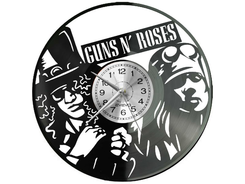 Guns N’ Roses płyta winylowa, Guns N’ Roses zegar ścienny, Guns N’ Roses prezent, Guns N’ Roses upominek