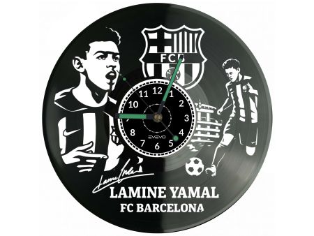 Lamine Yamal płyta winylowa, Lamine Yamal zegar ścienny, Lamine Yamal prezent, Lamine Yamal upominek