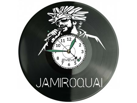 JAMIROQUAI Płyta Winylowa Zegar Ścienny Prezent Upominek Urodziny Dla Niej Dla Niego EVEVO evevo.pl V0018