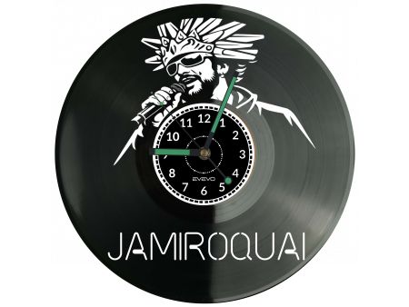 JAMIROQUAI Płyta Winylowa Zegar Ścienny Prezent Upominek Urodziny Dla Niej Dla Niego EVEVO evevo.pl V0018