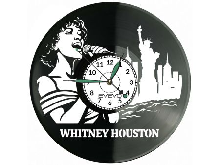 Whitney Houston Płyta Winylowa Zegar Ścienny Prezent Upominek Urodziny Dla Niej Dla Niego EVEVO evevo.pl V0017