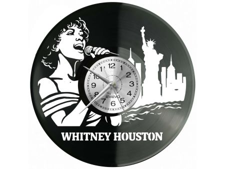 Whitney Houston Płyta Winylowa Zegar Ścienny Prezent Upominek Urodziny Dla Niej Dla Niego EVEVO evevo.pl V0017
