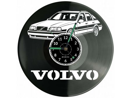 VOLVO Zegar Ścienny Płyta Winylowa Prezent Upominek Urodziny Dla Niej Dla Niego EVEVO evevo.pl V0019