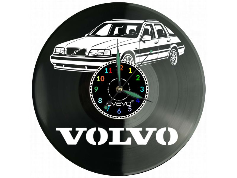 Volvo płyta winylowa, Volvo zegar ścienny, Volvo prezent, Volvo upominek