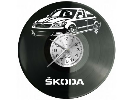 Skoda Octavia Płyta Winylowa Zegar Ścienny Prezent Upominek Urodziny Dla Niej Dla Niego EVEVO evevo.pl V0020